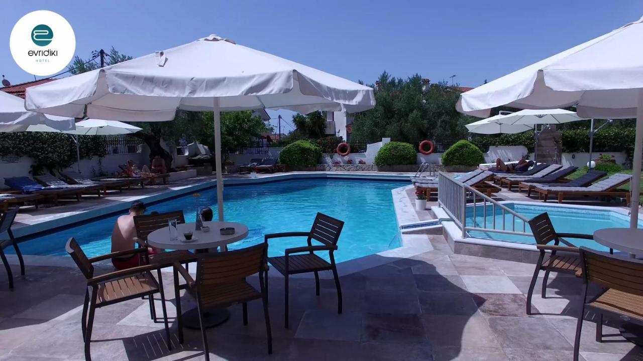 Evridiki Hotel Skála Foúrkas Exterior foto