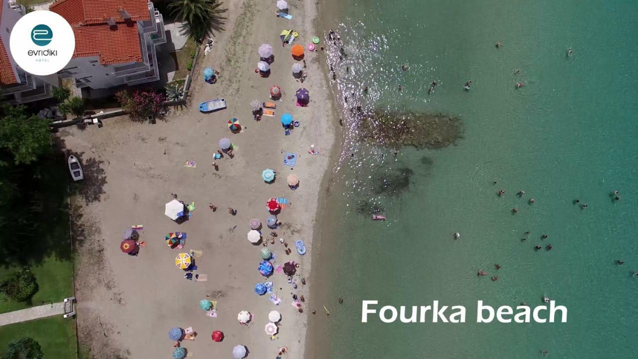 Evridiki Hotel Skála Foúrkas Exterior foto